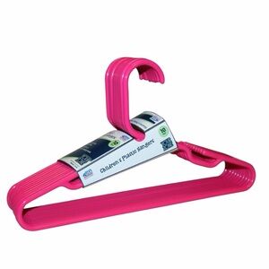 10/$25🦋 Your Zone Hot Pink Plastic Kids Clothes Hangers - 65 Count